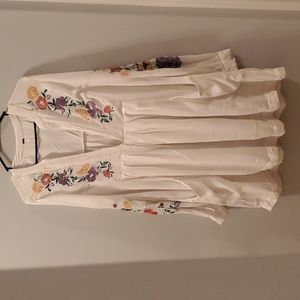Free people embroidery dress